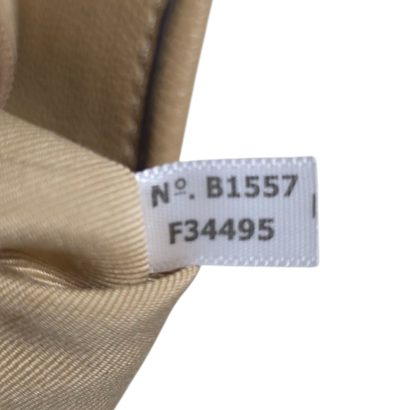 Authenticated COACH Phoebe Camel Color Pebbled Leather Large Shoulder Bag COA - Picture 12 of 17